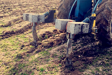 Subsoiling the vineyard