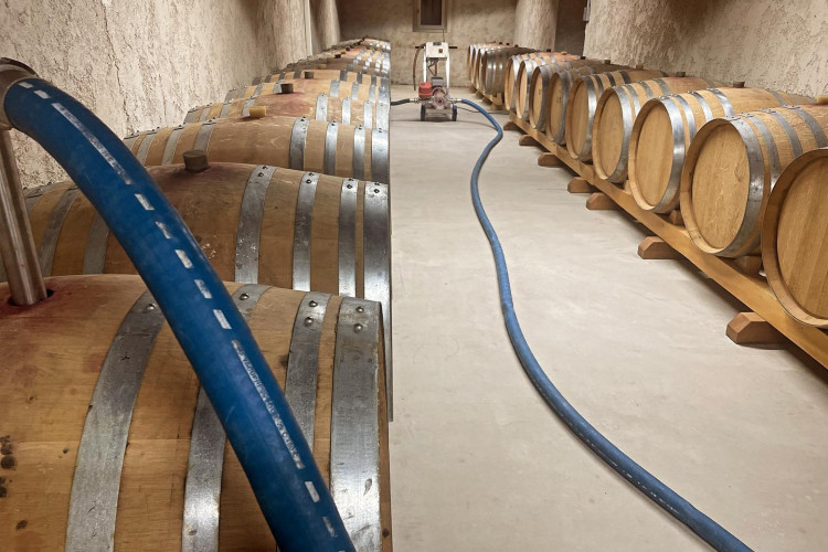 Racking of Morgon Vieilles Vignes 2022 !