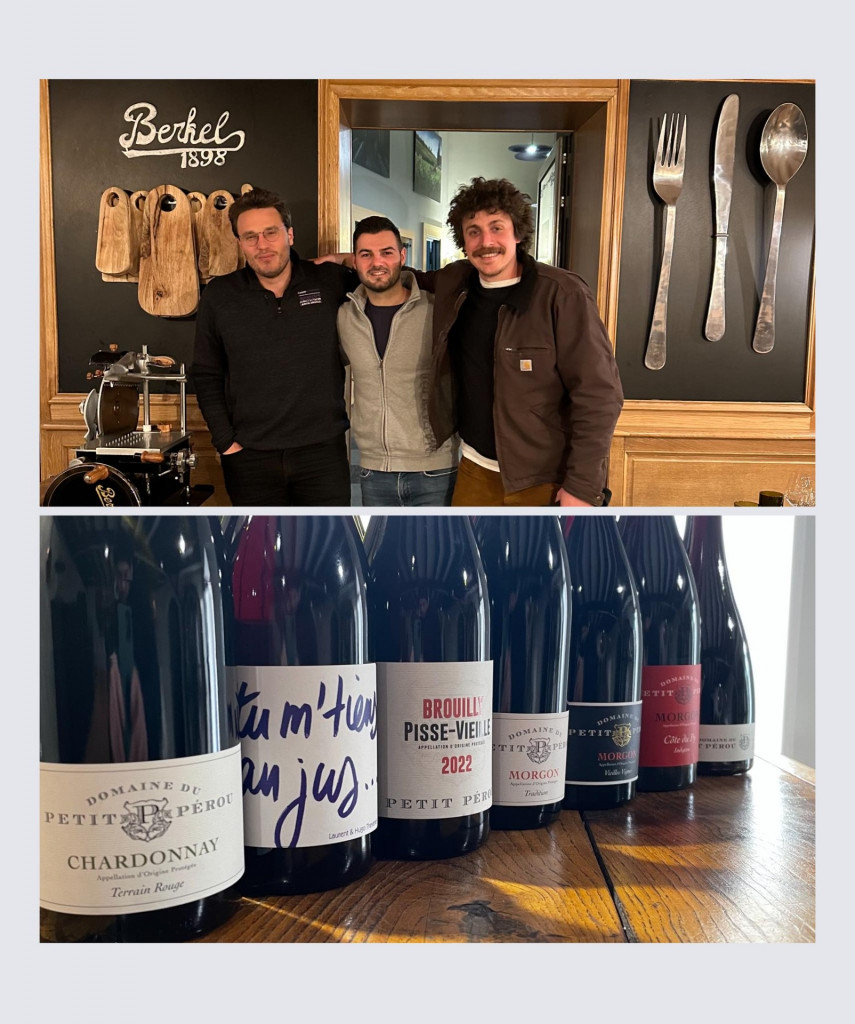 Dégustation de la gamme avec nos amis importateurs en Californie. 