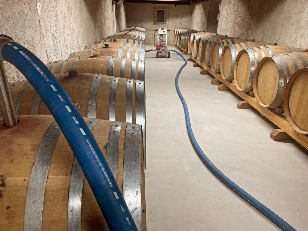 Racking of Morgon Vieilles Vignes 2022 !