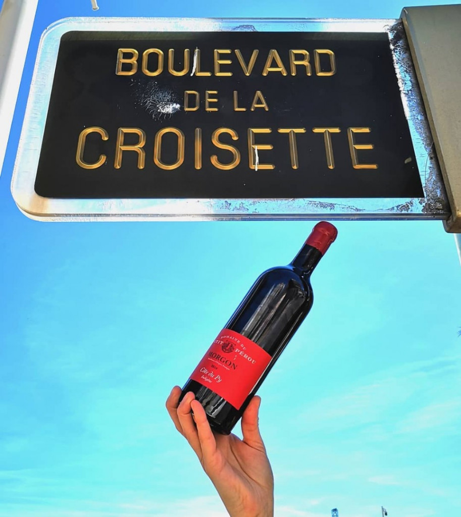  Our Morgon Côte du Py in Cannes with the Maison Maître d'accord