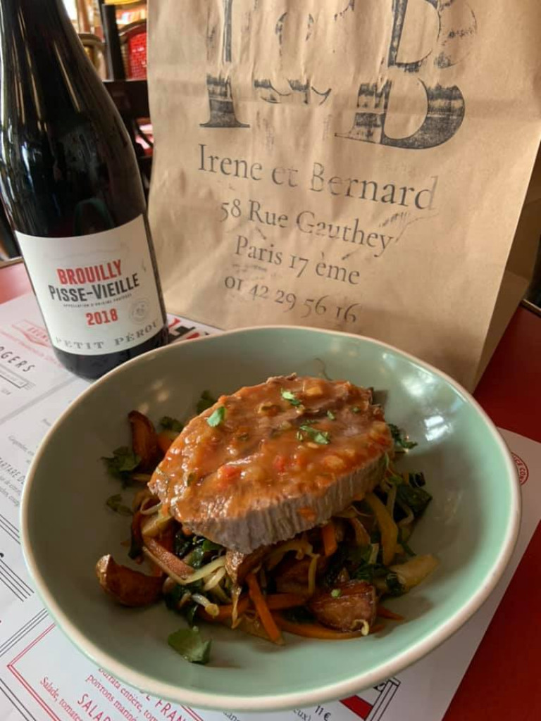 Food and wine pairing from our restaurant friends in Paris